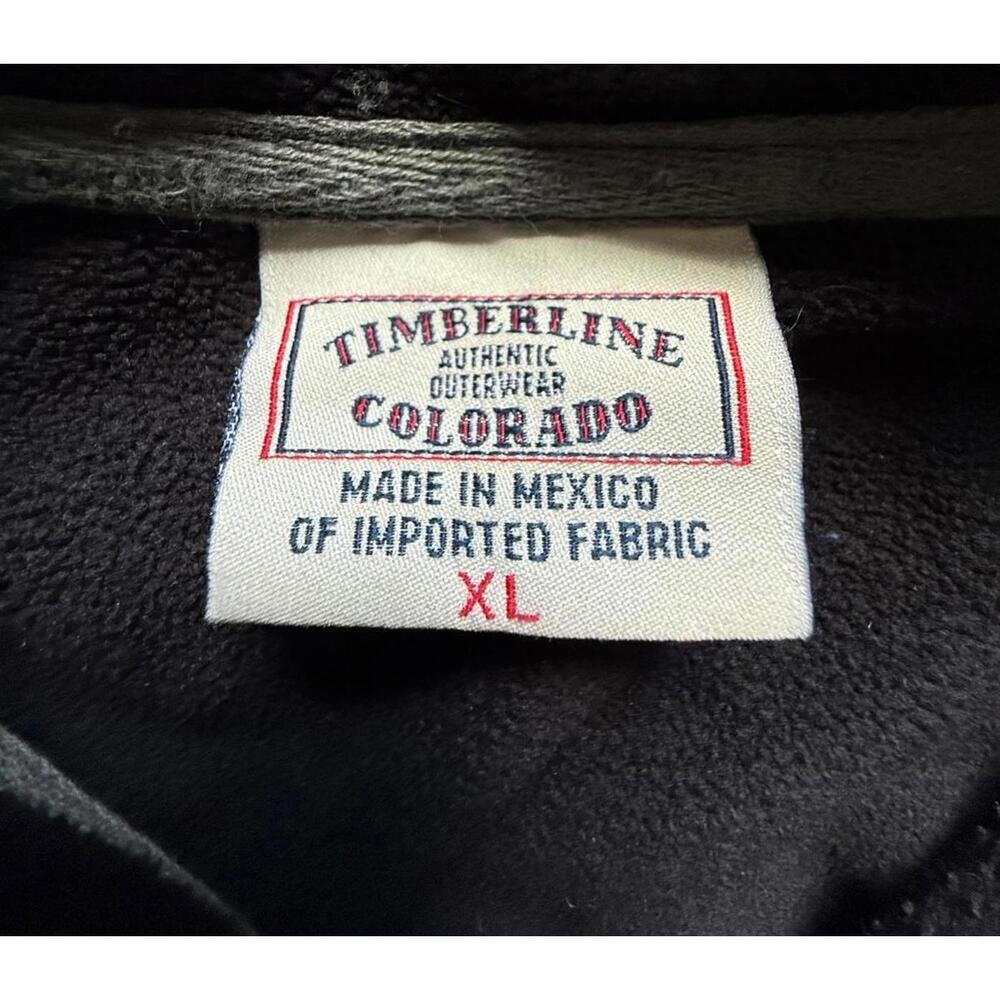 Timberline Colorado XL black fleece zip vest outdoor layering hiking casual wear - Picture 3 of 3